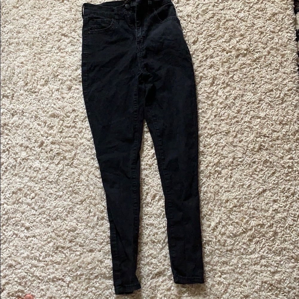 3/$35 Forever 21 faded black highrise skinny